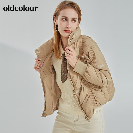 oldcolour2021冬季新款韩版洋气收腰时尚百搭短款羽绒服N43091383 商品图4