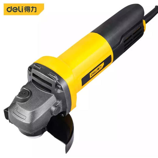 得力DL681002交流角磨机850W/φ100/后开关(黄) 商品图0