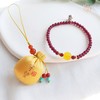 石榴石琥珀回纹手链+祈福香包套装 商品缩略图2