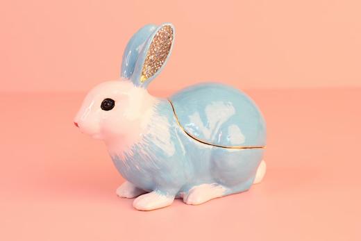 D-JH-AB 贺岁兔 锌金钻首饰盒 商品图3