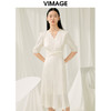 VIMAGE纬漫纪春季新款简约大方连衣裙V1907534 商品缩略图5