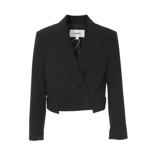 VIMAGE纬漫纪春季新款显瘦短外套V1903504 商品图6