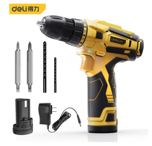 得力DL600013锂电钻大容量12V(单电池) 商品图0