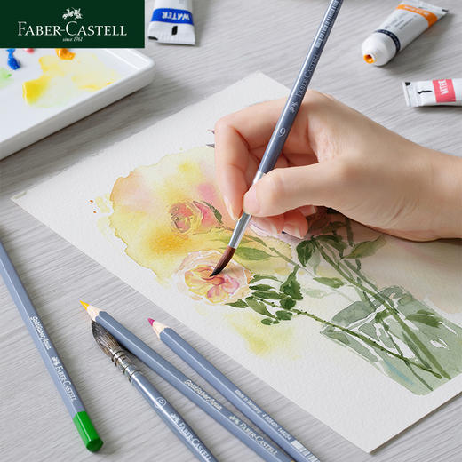 德国辉柏嘉 蓝系列 Creative Studio 水彩画笔 6支盒装 商品图4