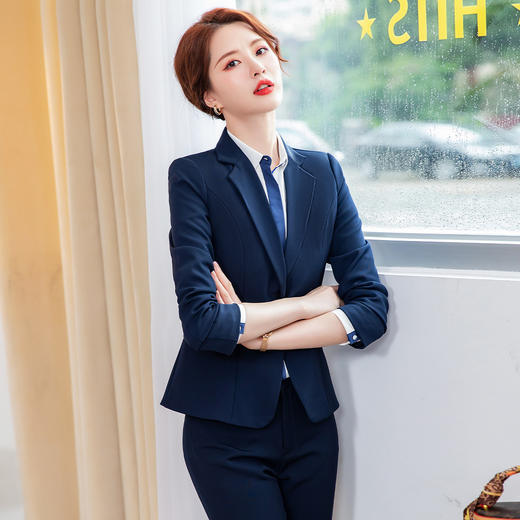 罗蒙女士春秋款小西装外套休闲通勤职业百搭单西服上衣外套 商品图6
