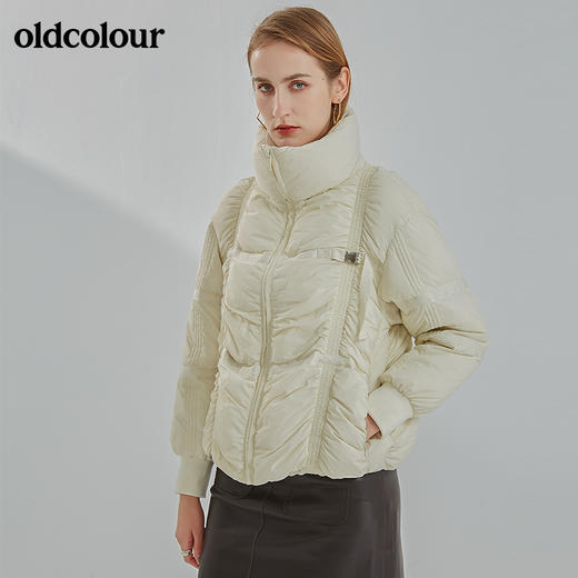 oldcolour2021冬季新款韩版洋气收腰时尚百搭短款羽绒服N43091383 商品图3