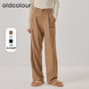 oldcolour2022冬季新款复古宽松显瘦休闲高腰垂感阔腿拖地长裤女 商品缩略图0