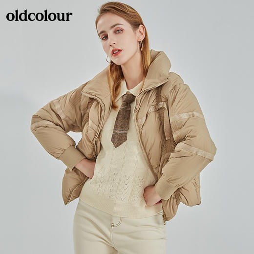 oldcolour2021冬季新款韩版洋气收腰时尚百搭短款羽绒服N43091383 商品图2
