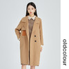 oldcolour2022冬季新款驼色高端气质长款双面羊毛呢子大衣外套女N43156389 商品缩略图1