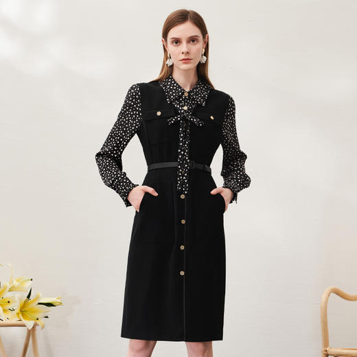 腰带不符下架-EITIE爱特爱6907613连衣裙 商品图1