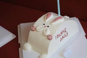 2023半圆小兔子（图片尺寸为八寸切半）