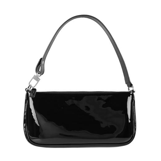 【超惠秒】BY FAR单肩包女漆皮牛皮革复古小众法棍包腋下包 11045 商品图0