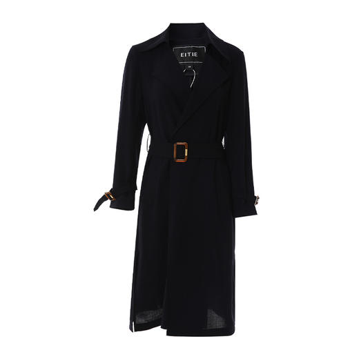 EITIE爱特爱春季新款束腰显瘦修身百搭通勤风衣6904604 商品图11