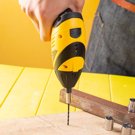 得力锂电枪式螺丝批可旋转3.6V(黄)（DL4） 商品图3