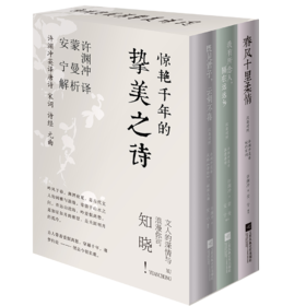 【许渊冲译】《惊艳千年的挚美之诗》（套装3册）| 百岁翻译家的挚爱人间，古代文人的情思与故事