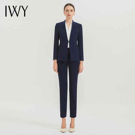 IWY/高级感售楼部西装外套女款西服秋冬英伦风职业装高端商务干练正装C12305+P12305 商品图2