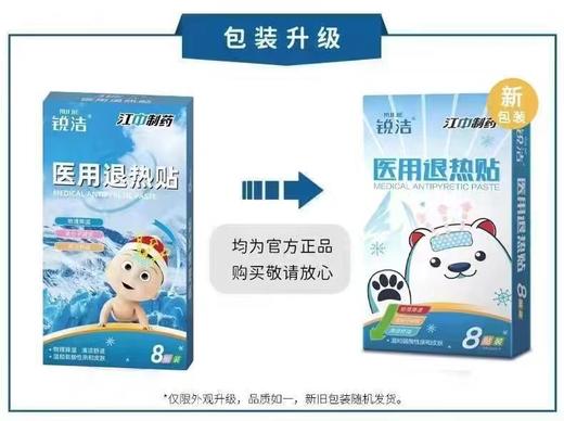 【临期】江中制药锐杰婴幼儿可用医用退热贴8片/盒 商品图3