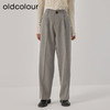 oldcolour2022冬季新款复古宽松显瘦休闲高腰垂感阔腿拖地长裤女 商品缩略图4