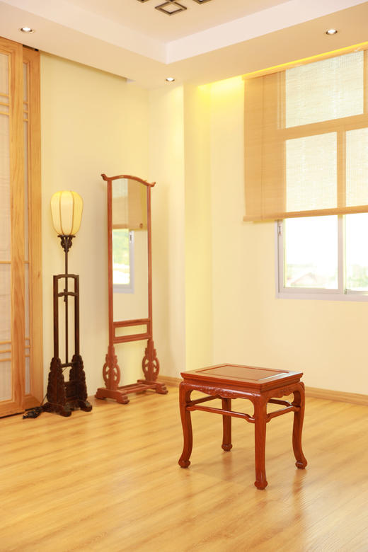 红桥红  家具严选  缅甸花梨(大果紫檀）  【51 三弯腿罗锅枨 方凳】 商品图0