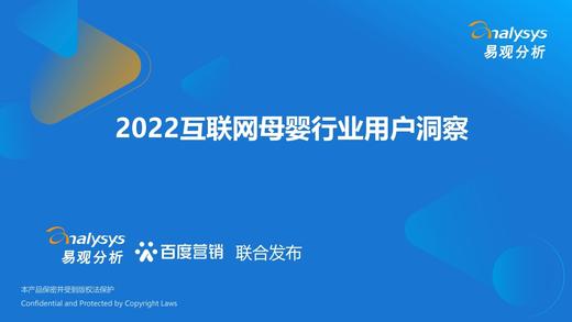 《2022互联网母婴行业用户洞察》：下沉市场成为母婴市场新增量 商品图0