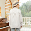 famecoco范可儿字母衬衫女春季口袋翻折衬衣设计感小众FAB1BA009 商品缩略图2