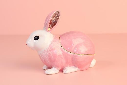 D-JH-AB 贺岁兔 锌金钻首饰盒 商品图2