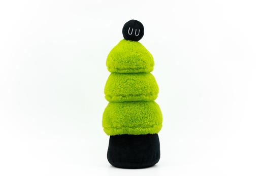 小黑泥｜闭眼大树｜圣诞树毛绒玩具陪伴玩偶礼物可爱抱枕树形公仔 商品图2