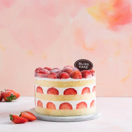 【草莓甜心】-新鲜草莓将奶油紧紧环绕（潮州开业福利） 商品图1