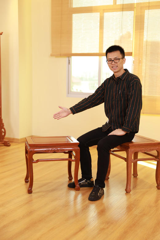 红桥红  家具严选  缅甸花梨(大果紫檀）  【51 三弯腿罗锅枨 方凳】 商品图4