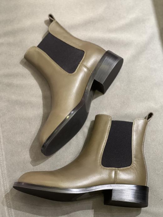 IUIU SECOND 2022新款百搭圆头低跟切尔西短靴U22DS44721 商品图1