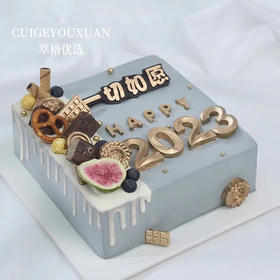 一切如愿2023生日蛋糕