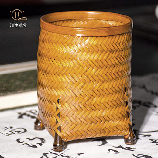 清·水竹茶筒 商品图1