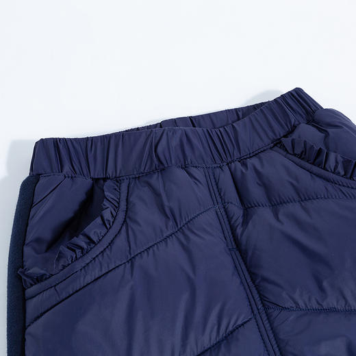 【商场同款】迪士尼童装女童加绒夹棉裤子米妮宝宝时尚拼接大童冬季保暖束脚裤214DK0207 商品图8