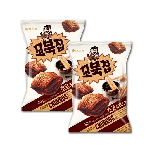 【捆绑】好丽友 乌龟型玉米膨化片巧克力味80g*2 商品图0