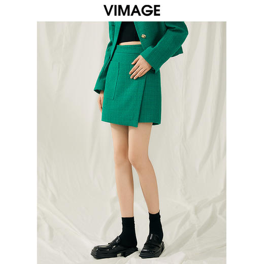 VIMAGE纬漫纪春季新款气质包臀显瘦时尚短裙V1906506 商品图0