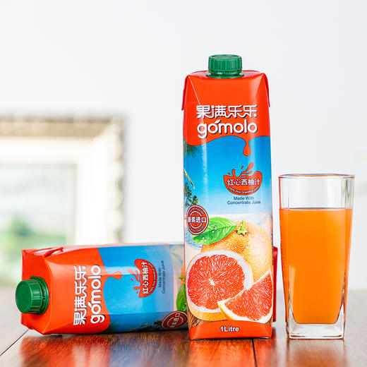 果满乐乐红心西柚汁1L/盒 商品图2