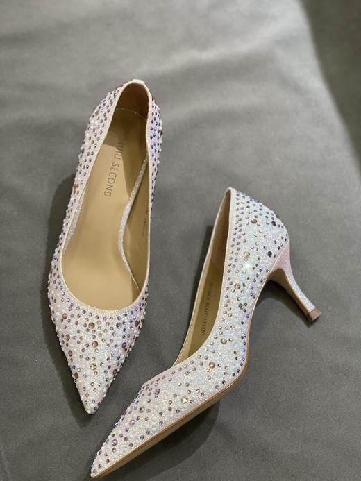 IUIU SECOND 2022新款时尚尖头闪闪高跟晚宴鞋U22AE11371 商品图4