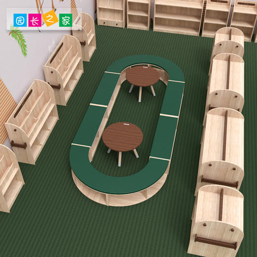 绘本区角 圆桌产品 幼儿园玩具桌子小圆桌茶几 商品图1