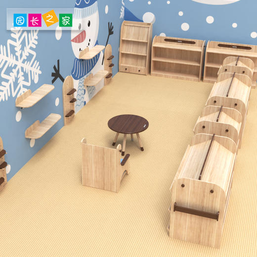 绘本区角 圆桌产品 幼儿园玩具桌子小圆桌茶几 商品图3