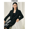 VIMAGE纬漫纪春季新款时尚干练中性气质一字扣西装外套女V1903507 商品缩略图0