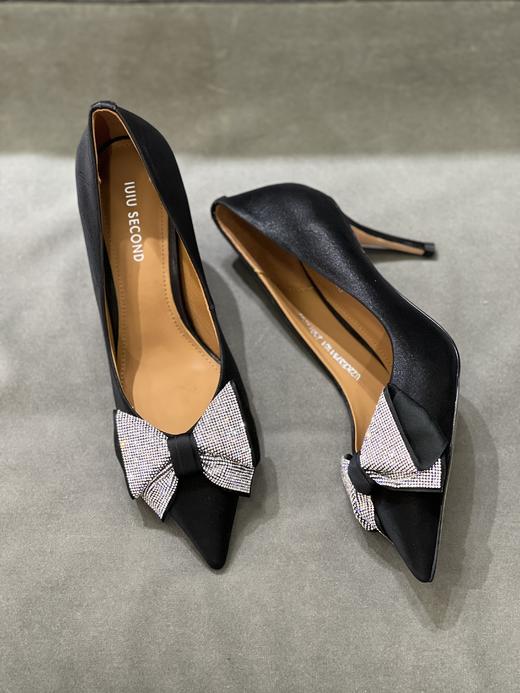 IUIU SECOND 2022新款尖头蝴蝶结高跟鞋晚宴鞋U22CE37511 商品图2