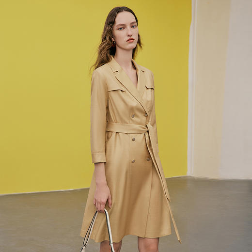 EITIE爱特爱春季新款时尚通勤风连衣裙7307020 商品图3