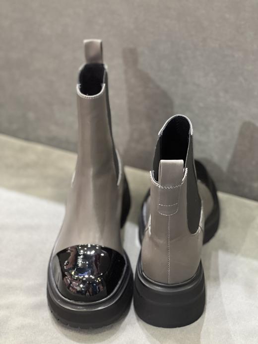 IUIU SECOND 2022新款时尚圆头拼色切尔西靴U22DS44751 商品图4