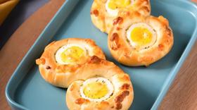  卤蛋面包——大师美硬红高筋面粉