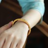 祥云如意古法鎏金手镯女生开口古风镯子礼物 商品缩略图7