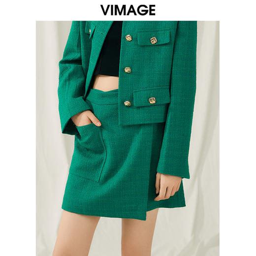 VIMAGE纬漫纪春季新款气质包臀显瘦时尚短裙V1906506 商品图3