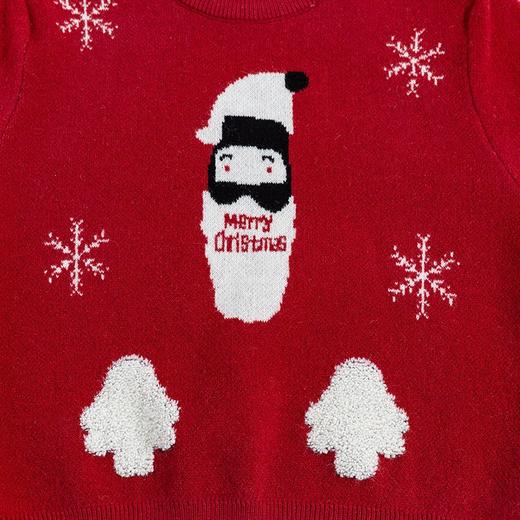 贝贝怡儿童衣服秋冬男女童毛衣童装新款针织套头上衣 商品图5