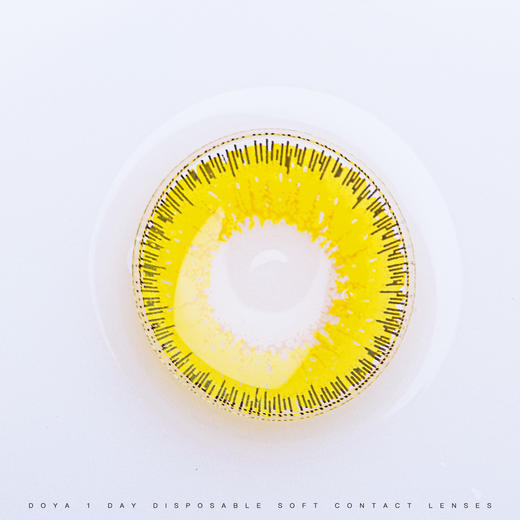 Doya日抛--异色黄（由于cos片花纹特殊性，遮瞳率较高，不能接受勿拍哦） 商品图1