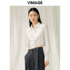 VIMAGE纬漫纪春季新款通勤显瘦百搭短上衣衬衣V1909503 商品缩略图3