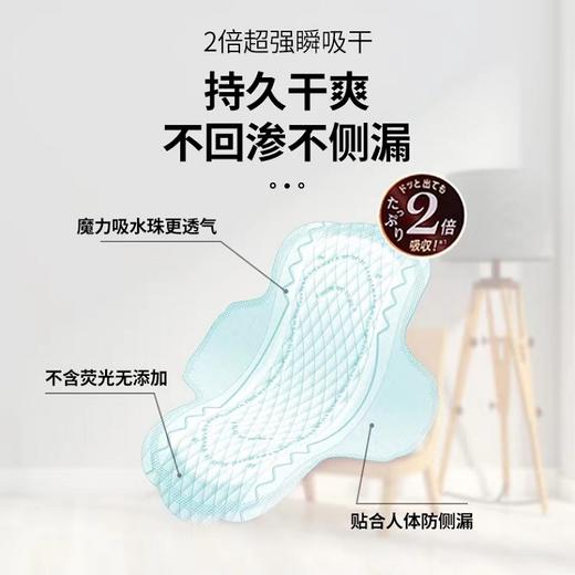花王乐而雅S系列超薄纯棉卫生巾护翼型（夜用40cm） 商品图5